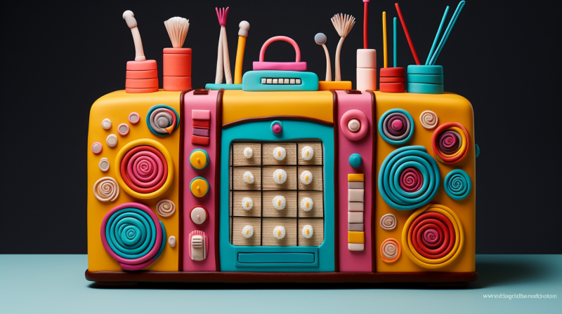 decenteredmedia_a_colourful_radio_set_made_out_of_cake_-ar_169_9007be4c-ae0f-4c9b-8750-487fb628e0f5