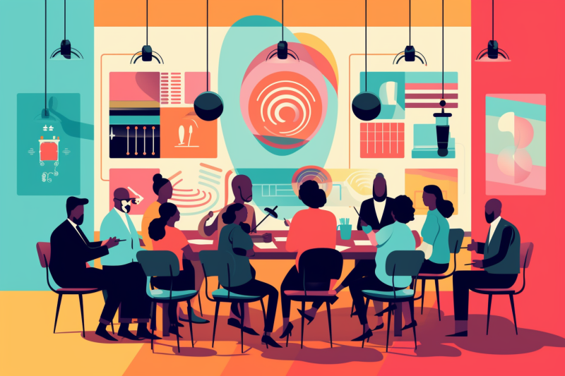 Decentered Media a vectorgraphic for a meeting between communit a3344500 b891 4c7c 9165 2ff95a280195